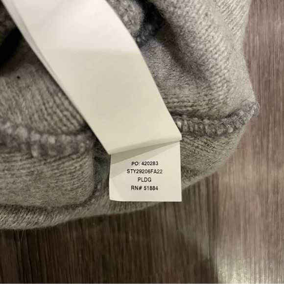 Patagonia Brodeo P-6 Logo Wool Beanie Hat - Drifter Grey OSFM - Picture 4 of 4